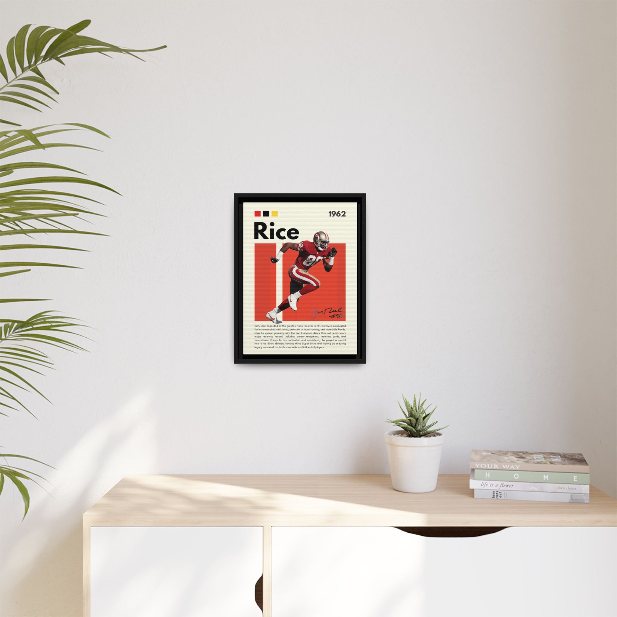 Jerry Rice: Gridiron Legend - Canvas Wall Art