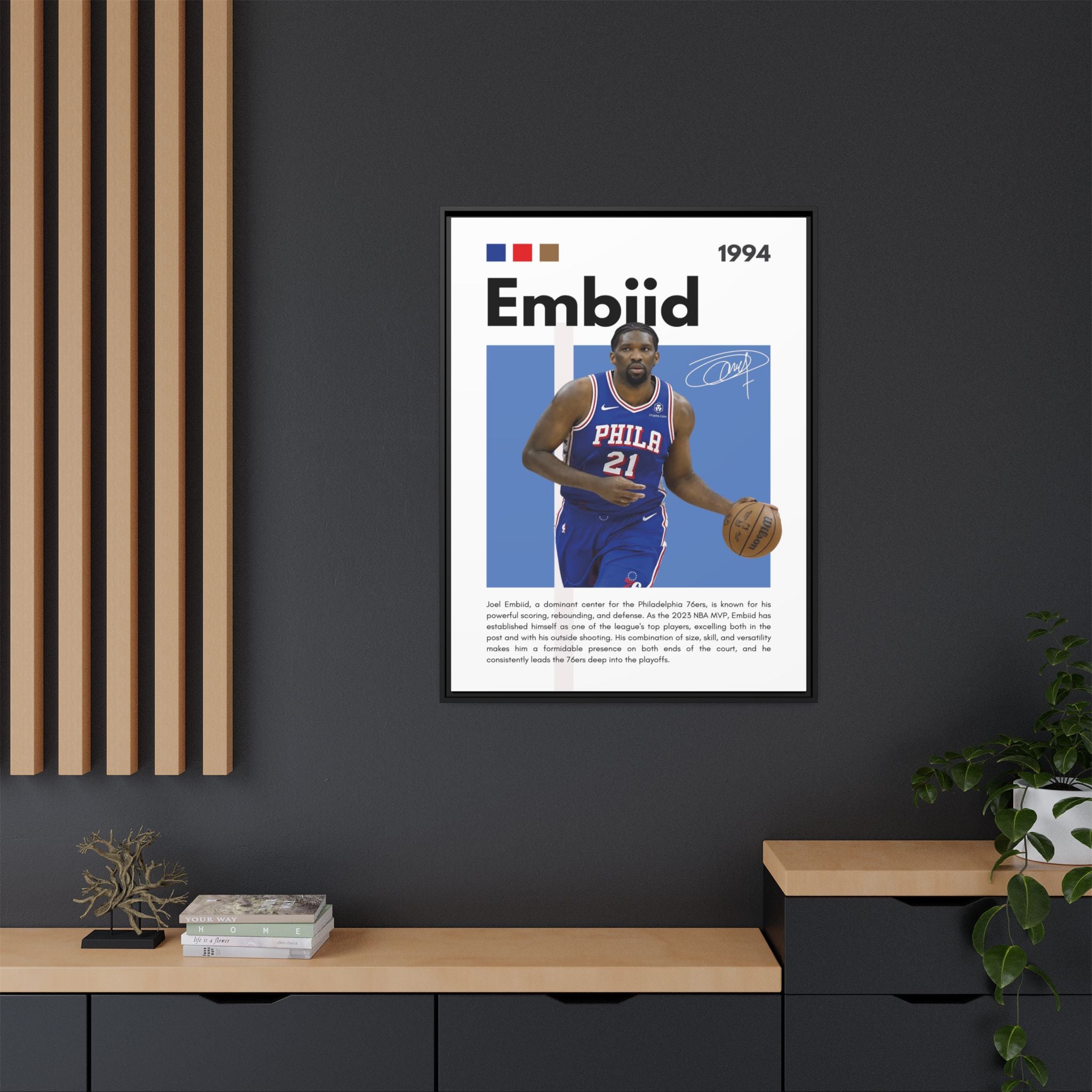 Embiid MVP - Canvas Wall Art