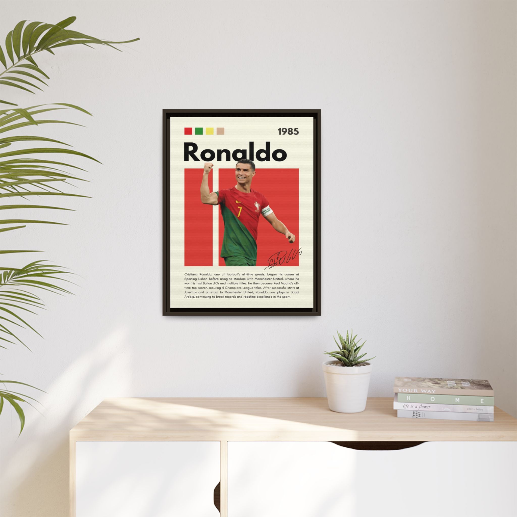 Ronaldo: King of Football - Canvas Wall Art